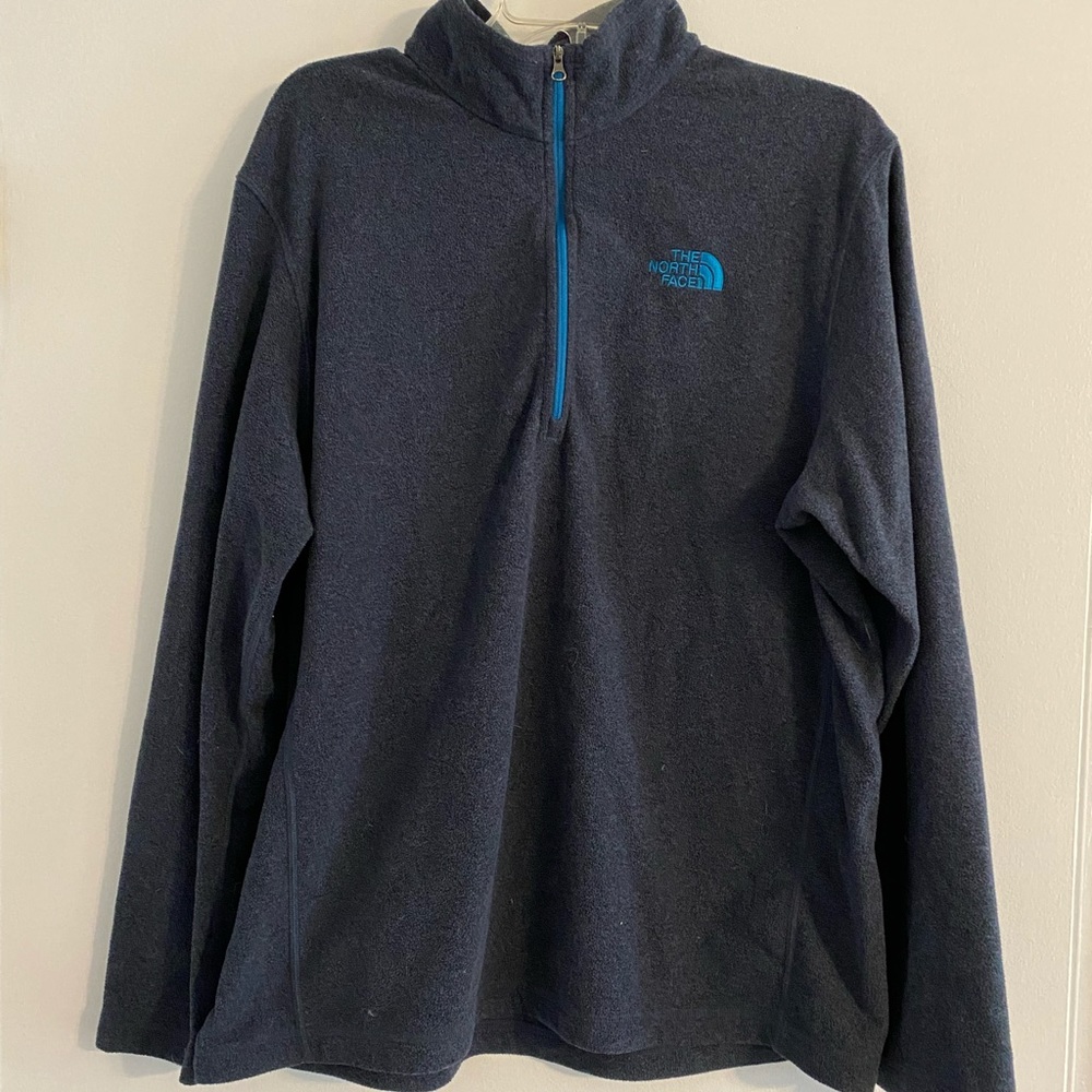 Men’s Navy Blue North Face 1/4 Zip Pullover